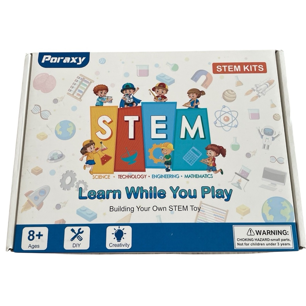 Poraxy STEM Kit for Kids 4 in 1 - Ages 8+ Educational Toy - NIB
